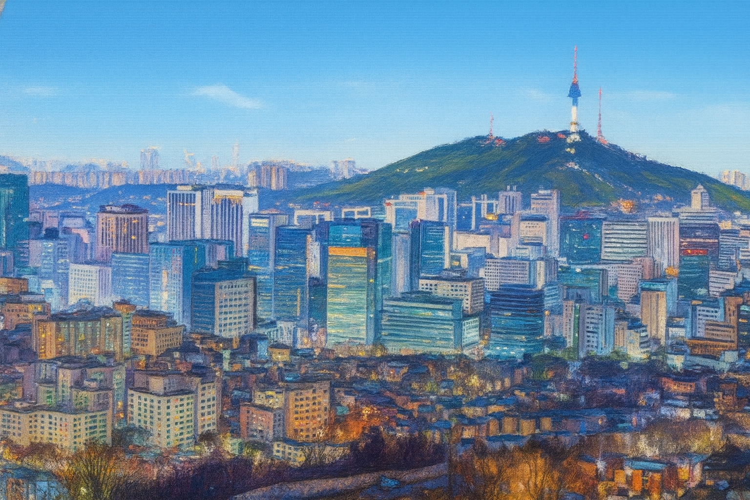 서울 남산타워 전경