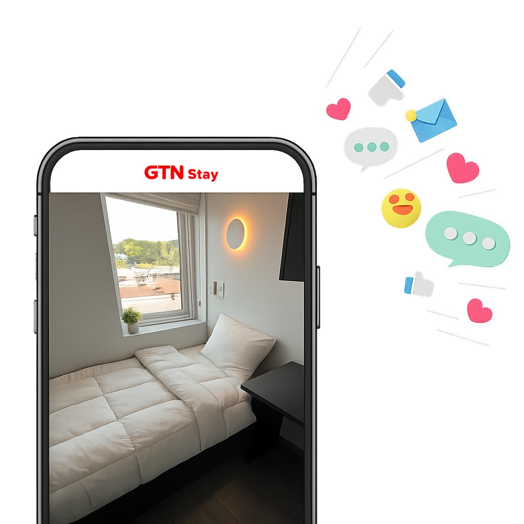 GTN Stay アプリ画面